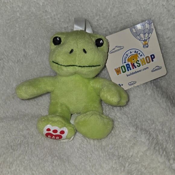 Build-A-Bear | Toys | Build A Bear Workshop Green Frog Mini 35 Inch ...